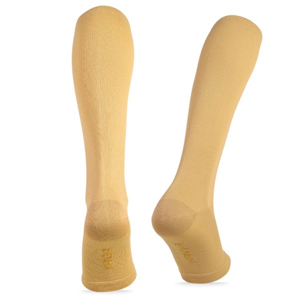 Max22017 Compressiekousen met Open Teen met 20-30 mmHg – Beige