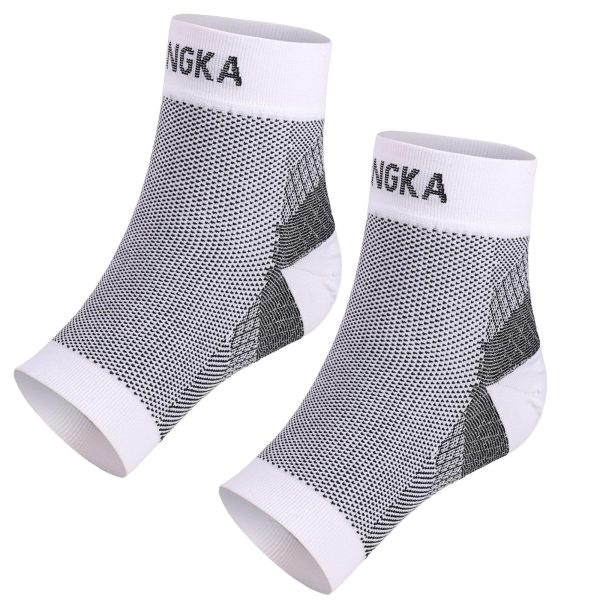 KANGKA Compressie Enkelsleeves – Wit