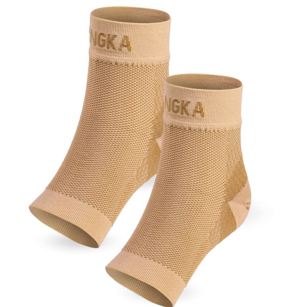 KANGKA Compressie Enkelsleeves – Beige