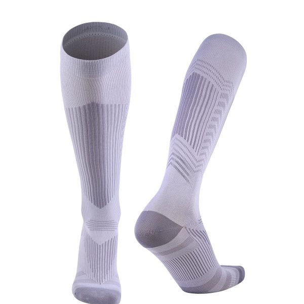 Reflecterend Hardloopsokken met 20-30mmHg – Grijs
